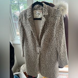 Anthropologie cheetah print jacket